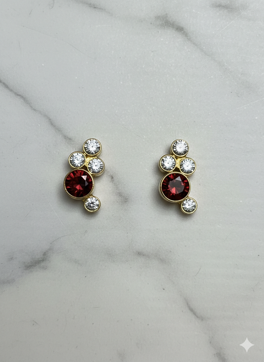 Earring Garnet